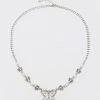 Minga London Clothing Mythical Butterfly Pearl Necklace