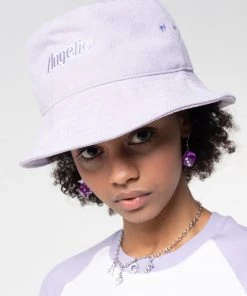 Minga London Clothing Angelic Corduroy Bucket Hat In Lilac