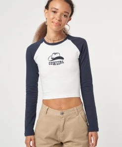 Minga London Cowgirl Hat Baseball Tee Clothing