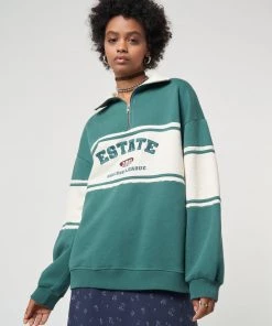 Minga London Estate Half-Zip Sweatshirt Clothing