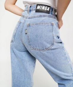 Minga London Clothing Cherry Denim Mom Jeans