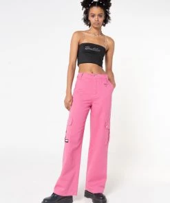 Minga London Hot Pink Utility Trousers