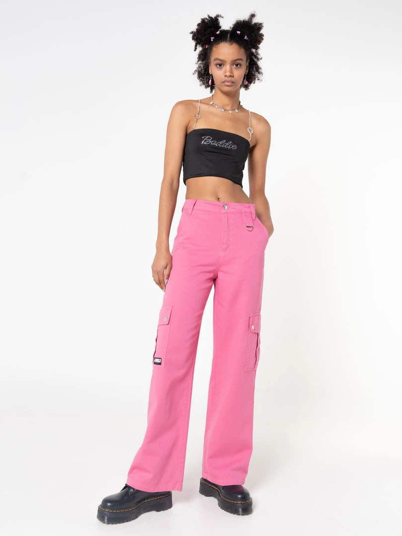 Minga London Hot Pink Utility Trousers