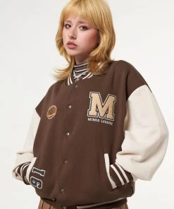 Minga London Clothing Alexis Varsity Bomber Jacket
