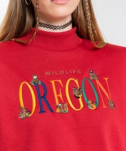 Minga London Oregon Oversized High Neck Sweater