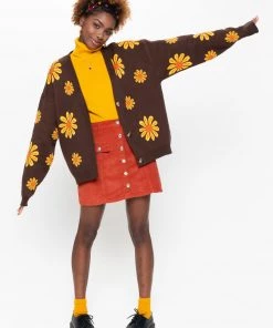 Minga London Sunflower Girl Knitted Cardigan