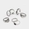 Minga London Ace Of Spades Silver Rings Set Clothing