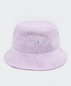 Minga London Clothing Angelic Corduroy Bucket Hat In Lilac