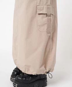 Minga London Clothing Aria Beige Cargo Maxi Skirt