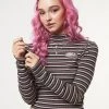 Minga London Ash Striped Ribbed Top Clothing