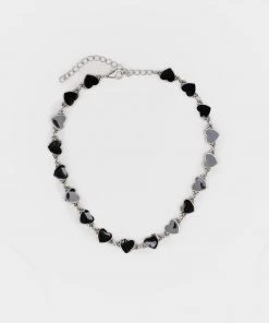 Minga London Crown Of Thorns Silver Necklace Set