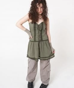 Minga London Clothing Dana Lace Up Corset Dress