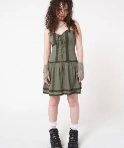 Minga London Clothing Dana Lace Up Corset Dress