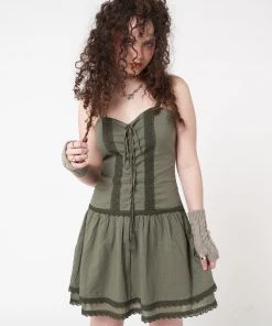 Minga London Clothing Dana Lace Up Corset Dress