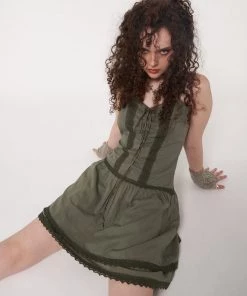 Minga London Clothing Dana Lace Up Corset Dress