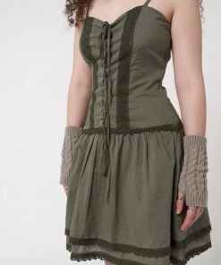 Minga London Clothing Dana Lace Up Corset Dress