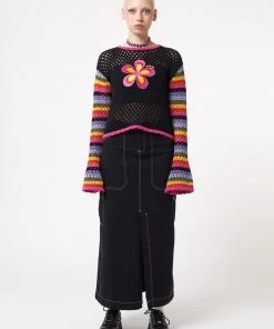 Minga London Deb Black Cargo Maxi Skirt Most Wanted