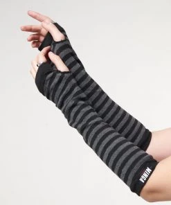 Minga London Most Wanted Striped Arm Warmers