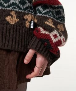 Minga London Granny Jacquard Knit Jumper