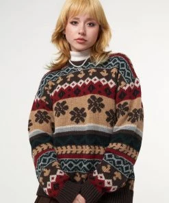 Minga London Granny Jacquard Knit Jumper