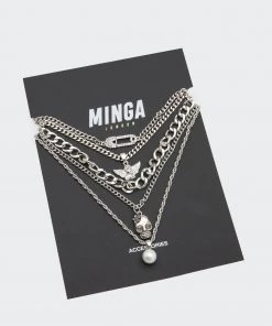 Minga London Grunge Forever Necklace Set Clothing
