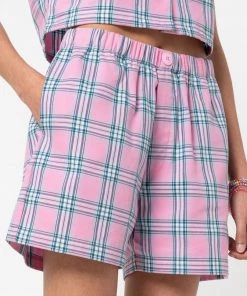 Minga London Hannah Boxer Plaid Shorts
