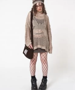 Minga London Clothing Metamorphosis Open Knit Jumper