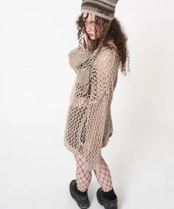 Minga London Clothing Metamorphosis Open Knit Jumper