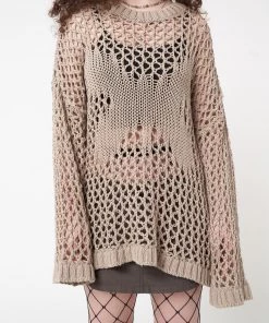 Minga London Clothing Metamorphosis Open Knit Jumper