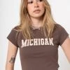 Minga London Michigan Crop Tee