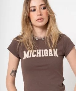 Minga London Michigan Crop Tee