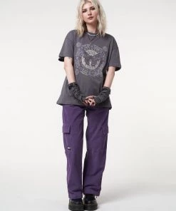 Minga London Purple Haze Corduroy Cargo Pants