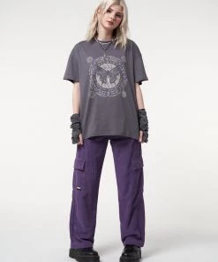 Minga London Purple Haze Corduroy Cargo Pants