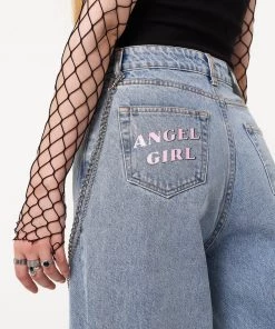 Minga London Clothing Angel Girl Wide Leg Jeans