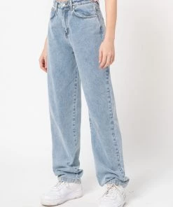 Minga London Angelic Dad Jeans In Light Blue
