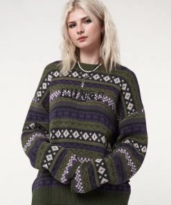 Minga London Aspen Jacquard Knit Jumper Clothing