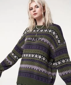 Minga London Aspen Jacquard Knit Jumper Clothing