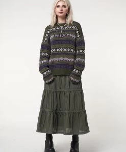 Minga London Aspen Jacquard Knit Jumper Clothing