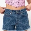 Minga London Bandana Indigo Denim Shorts