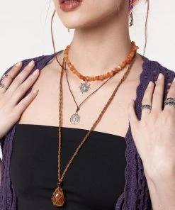 Minga London Bohemian Fairy Gemstone Necklace Set