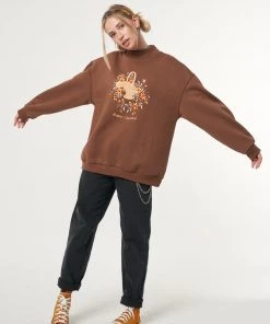 Minga London Bonjour L' Automne Oversized High Neck Sweater