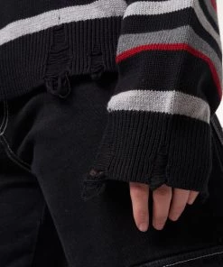 Minga London Boredom Striped Knit Jumper