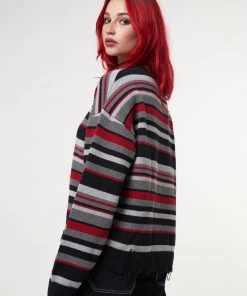 Minga London Boredom Striped Knit Jumper