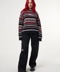 Minga London Boredom Striped Knit Jumper