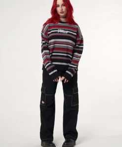 Minga London Boredom Striped Knit Jumper