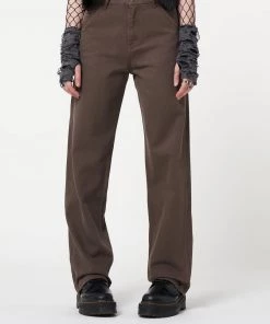 Minga London Clothing Carpenter Jeans In Brown