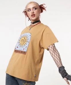 Minga London Celestial Dreams Golden Yellow T-Shirt