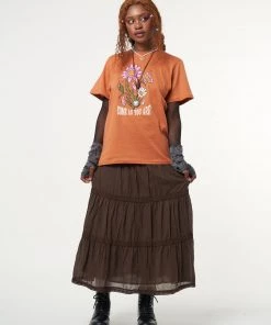 Minga London Clothing Come As You Are Flowers T-shirt