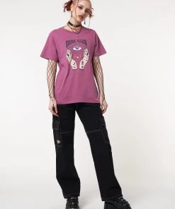 Minga London Cosmic Vision Washed Orchid T-Shirt Most Wanted