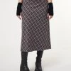 Minga London Courtney Plaid Midi Skirt Clothing